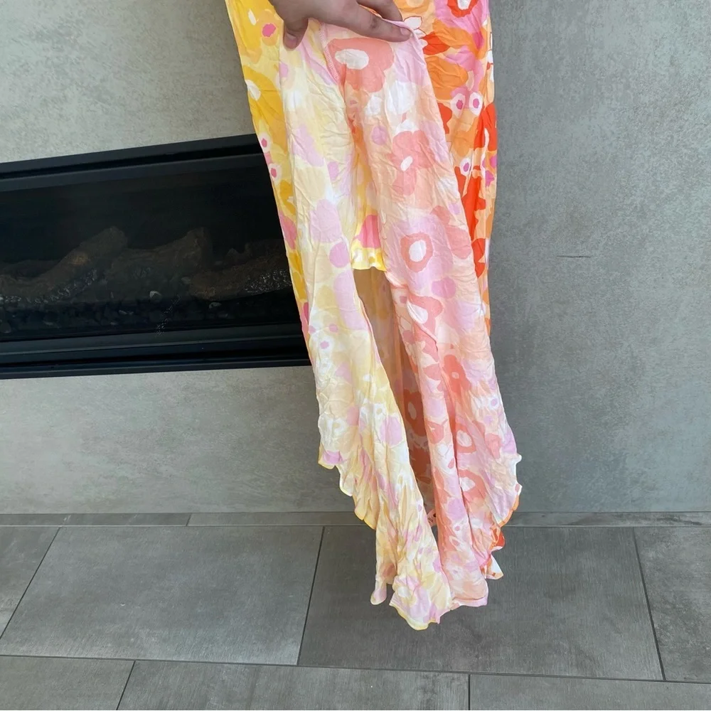 Rixo Ariel Ruffle Maxi Dress, Size XXS (2) - Picture 12 of 16